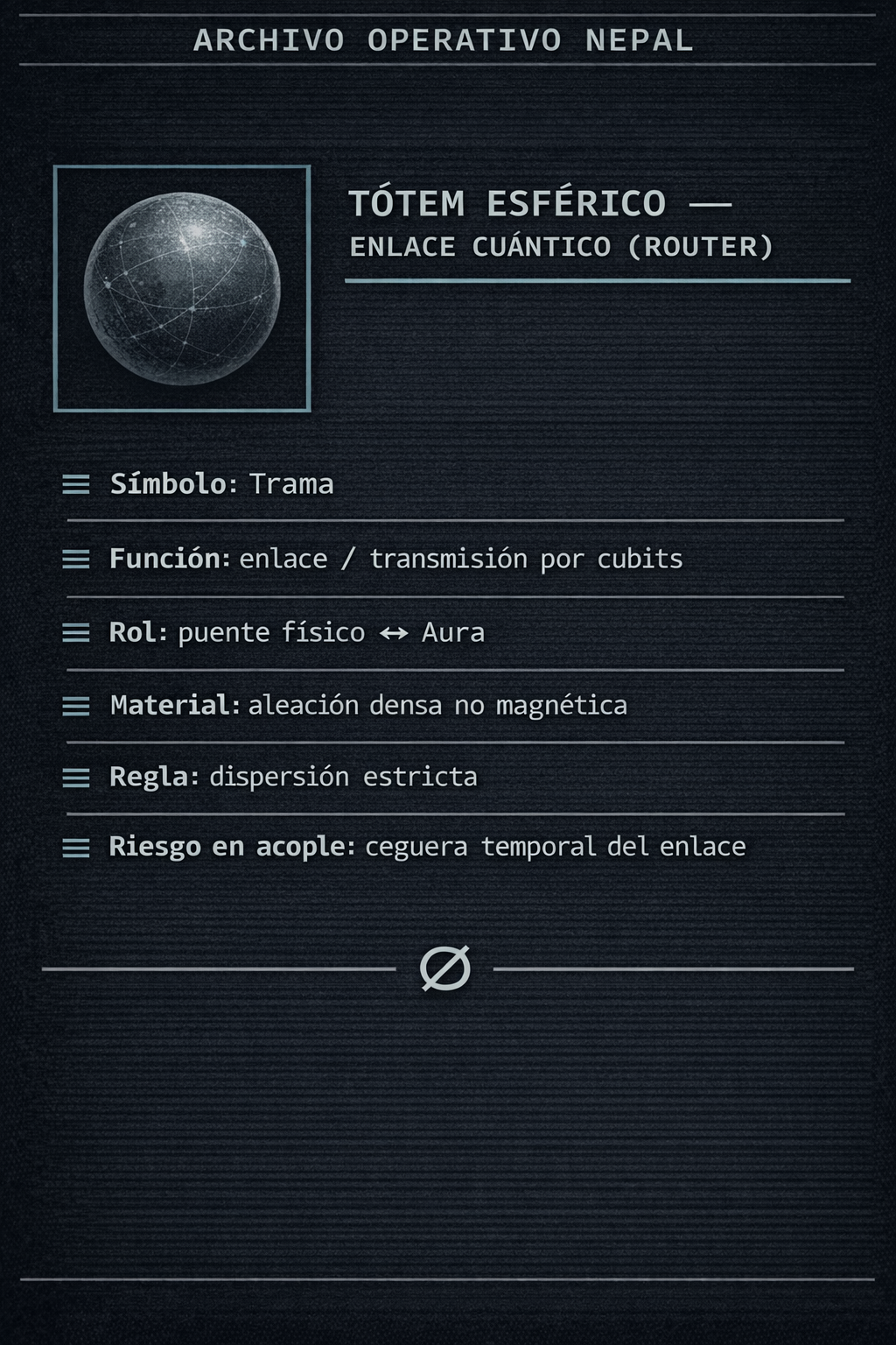 Tótem esférico